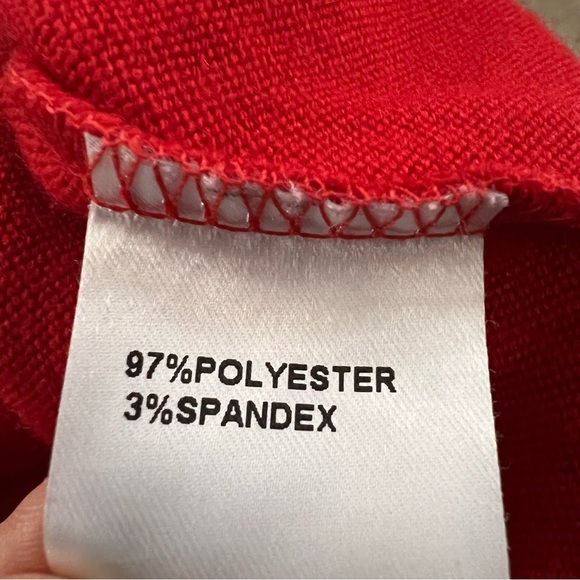 Patty Boutik red cowl neck sweater dress size small - Picture 4 of 6